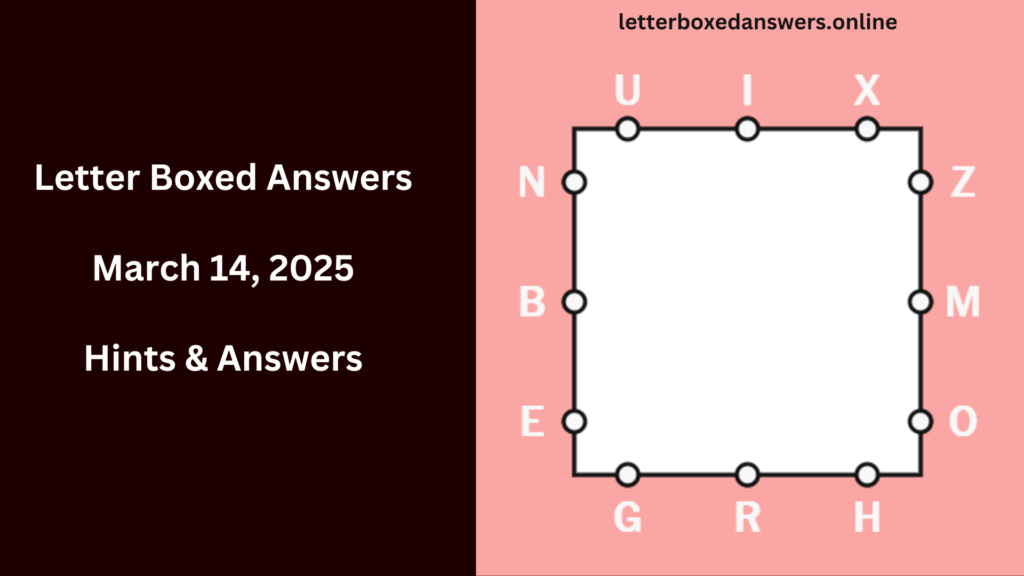 letter boxed answers 14 march